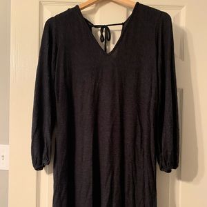 🌸Charcoal Gray Vneck Dress